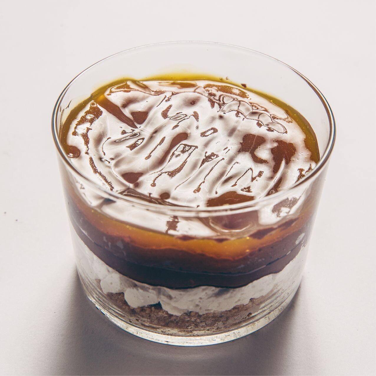 VASO CRISTAL CHOCO & MARACUYA