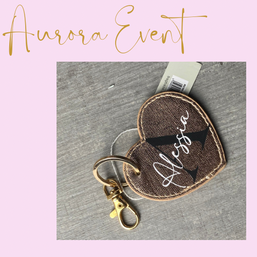 Portachiavi personalizzato a cuore