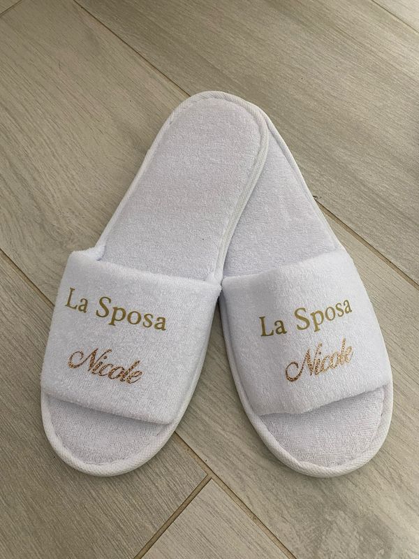 Ciabatte Sposa personalizzate