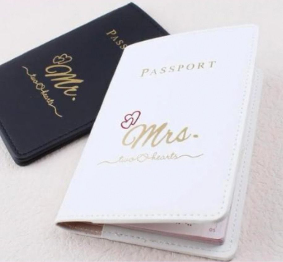 Custodia per passaporto MR & MRS