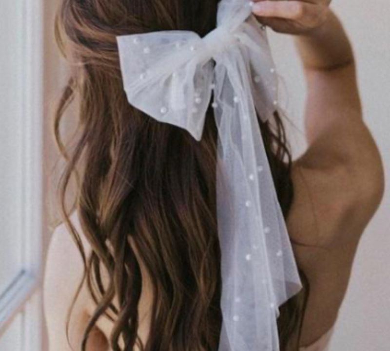 Velo sposa con perle