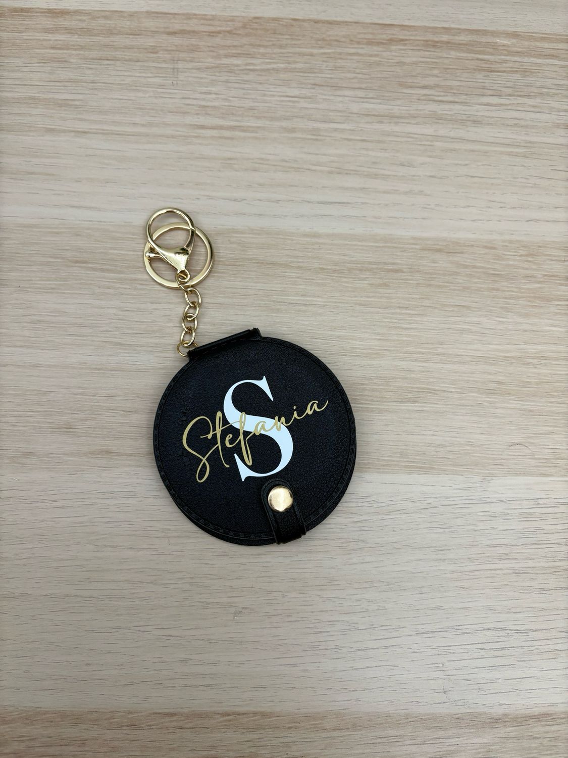 Portachiavi con specchio interno