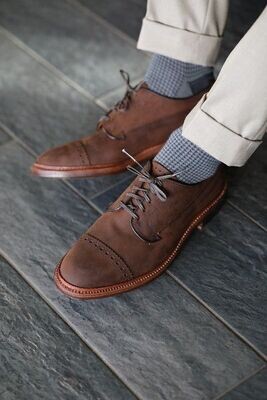 Alden x Zahner's Clothiers "Chadwick" Smooth Tobacco Chamois Atom Blucher - D2503