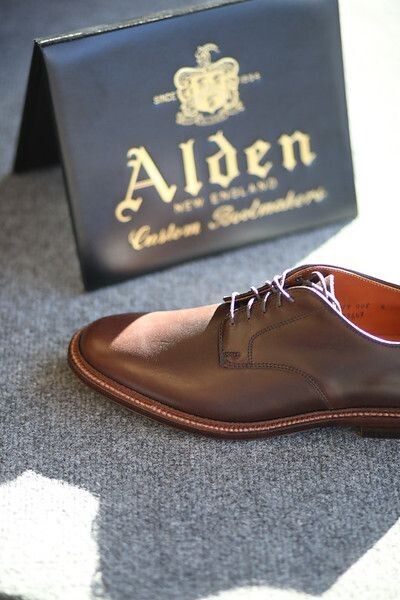 Alden 29364f - Unlined Brown Chromexcel Plain Toe Dover