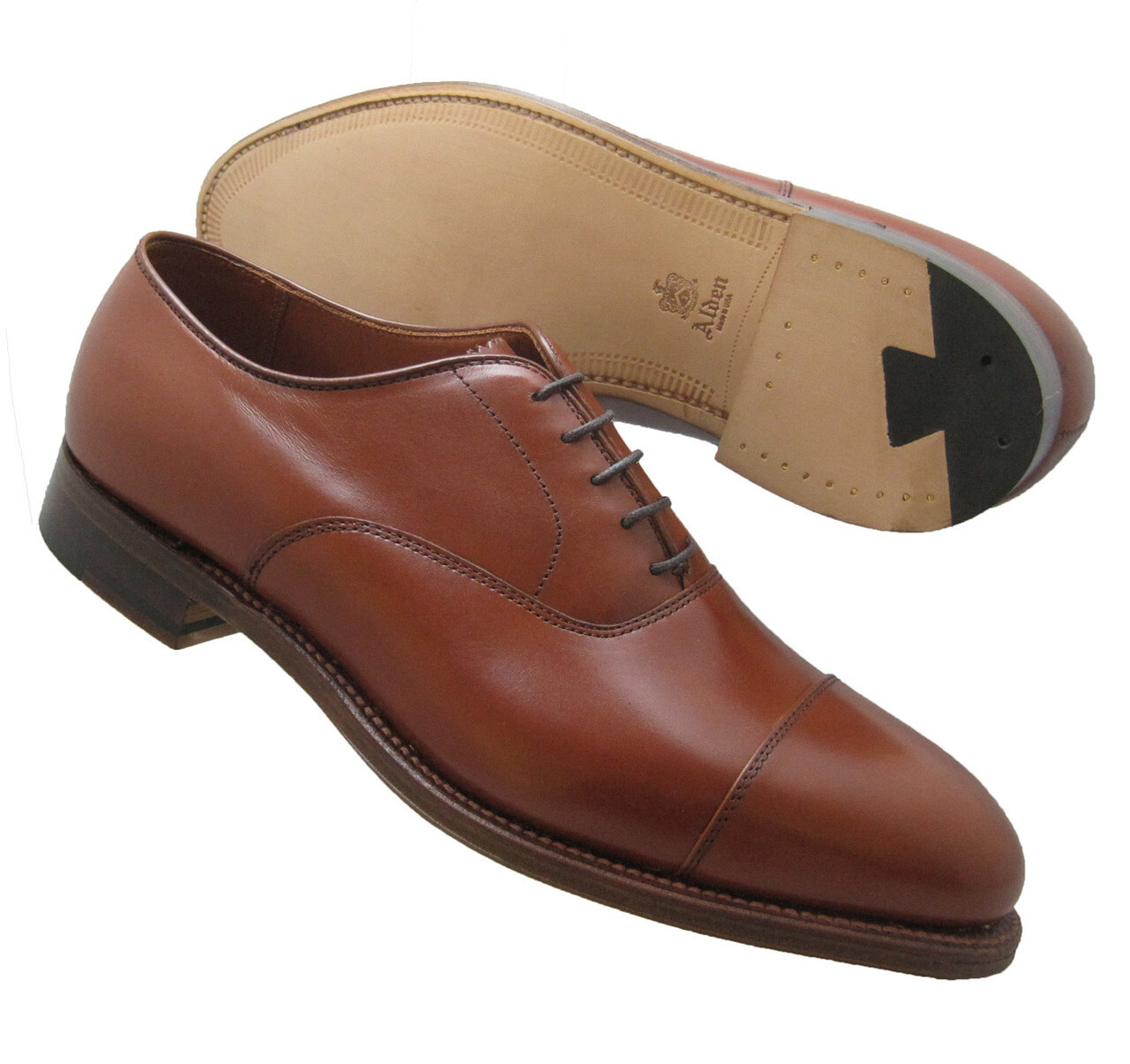 Alden 9062 - Tan Calfskin Cap Toe Oxford