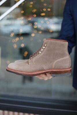 Alden x Zahner's Clothiers "Roth Boot 2.0" Clay Nubuck Plain Toe Boot - *Restocked!*