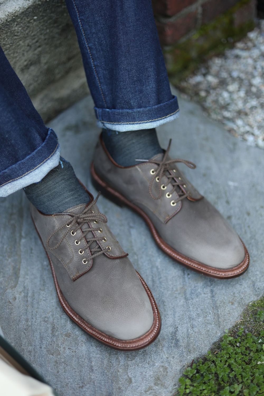 Alden x Zahner's Clothiers Clay Nubuck Plain Toe Dover