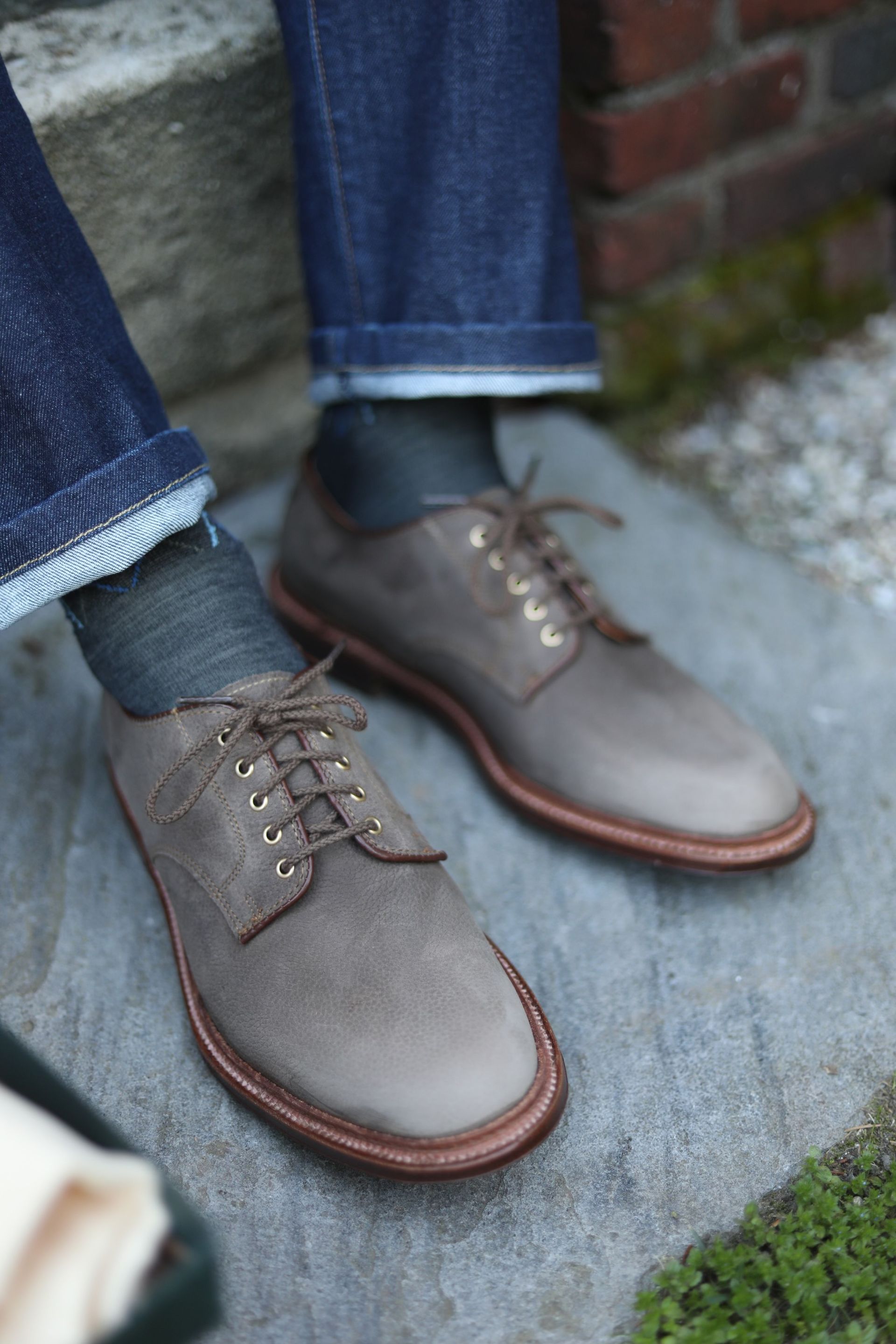 Alden x Zahner's Clothiers Clay Nubuck Plain Toe Dover
