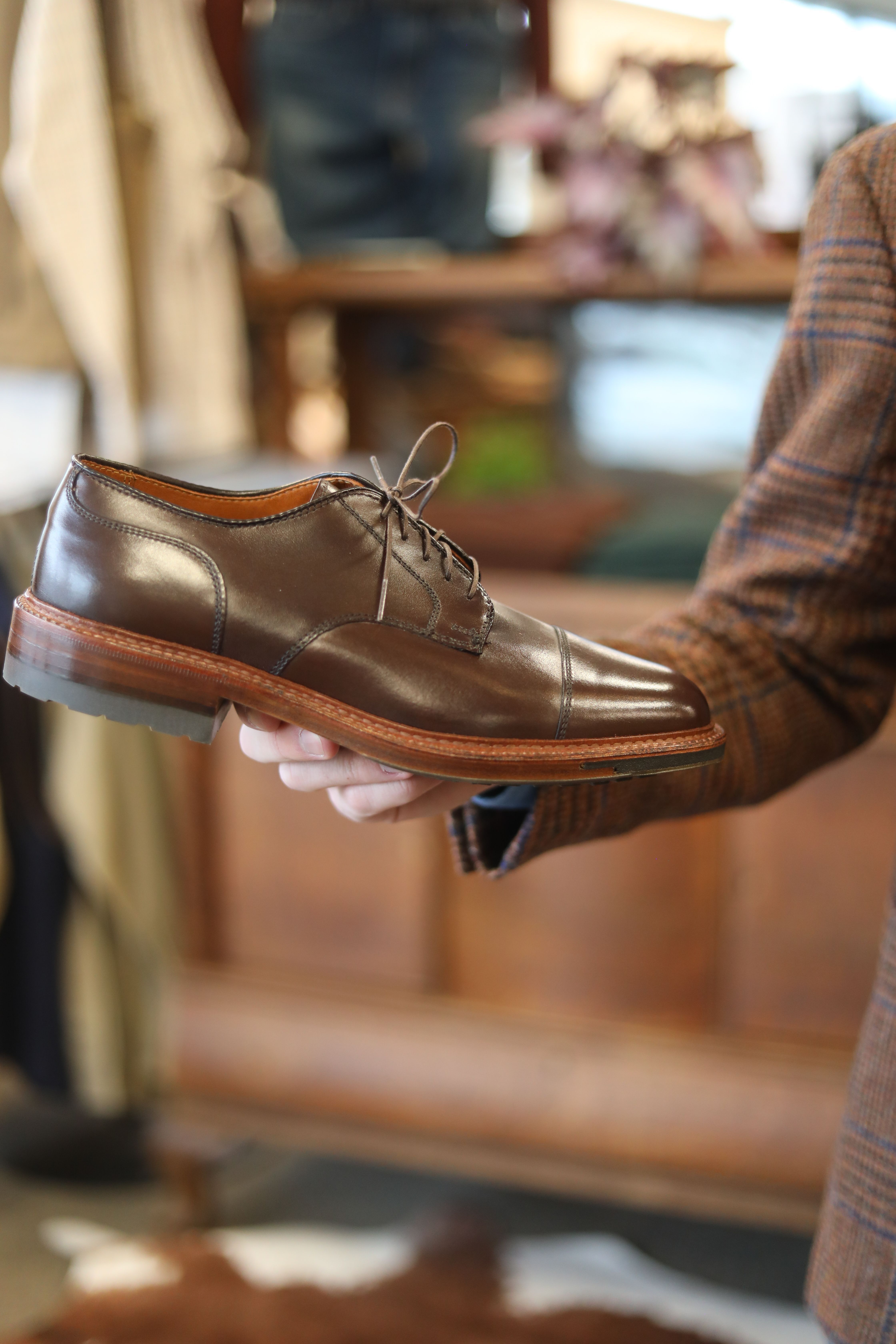 Alden x Zahner's Clothiers - Dark Brown Calfskin Derosa Blucher