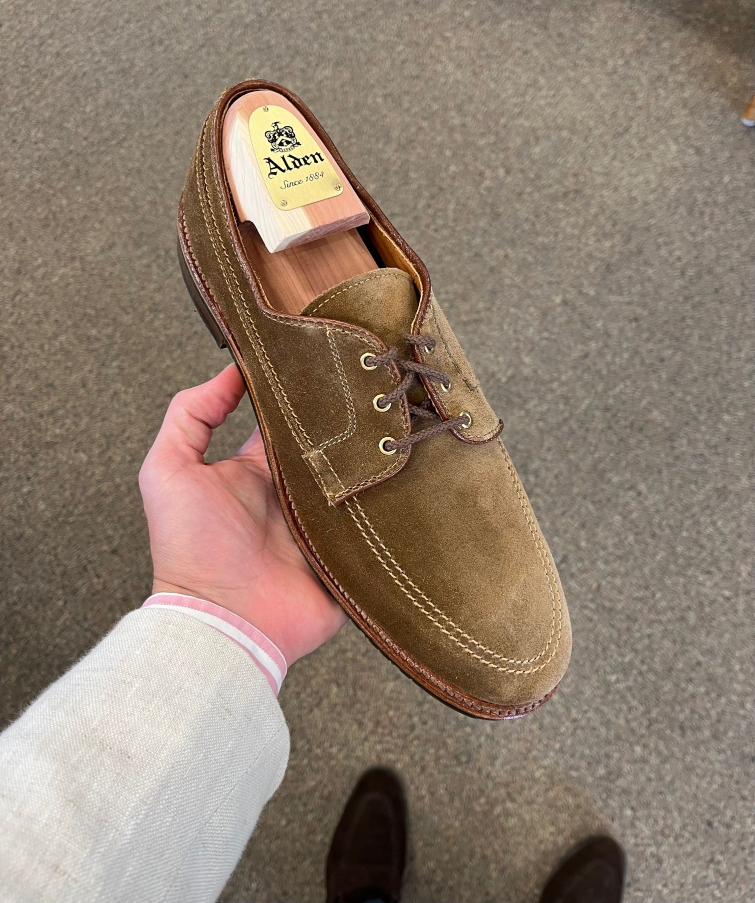 Alden Camp Moc - Snuff Suede - 735L - Pre-Order Only