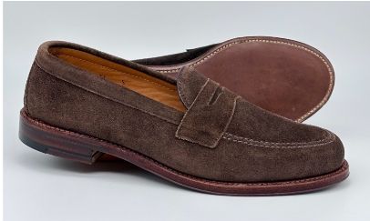 Alden Humus Suede Penny Loafer - Van Last  - **Pre-Order Only** Style #6175F