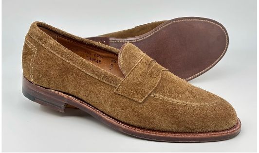 Alden Snuff Suede Penny Loafer - Copley Last - **Pre-Order Only** Style #9693F