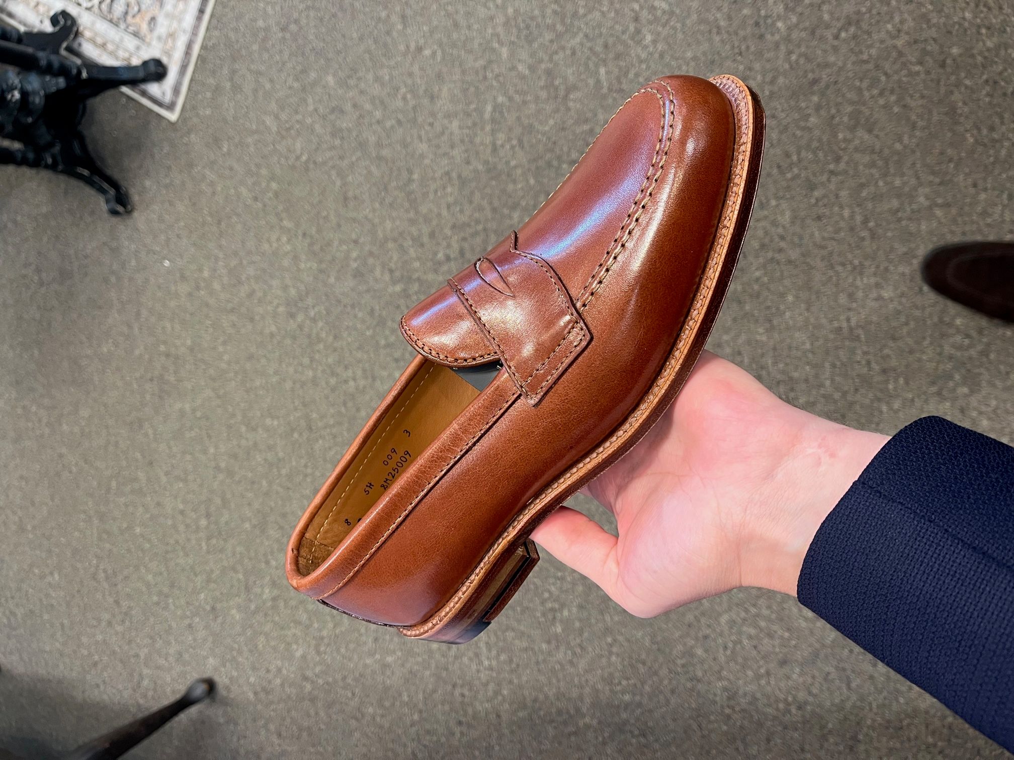 Alden Tan Michigan Calfskin Penny Loafer - Van Last  - **Pre-Order Only** Style #9823