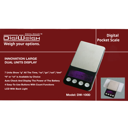 DW-100D - Digital Pocket Scale