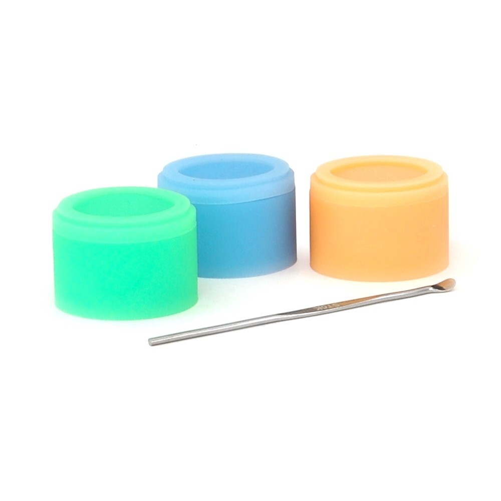 Glow in the Dark Silicone Containers