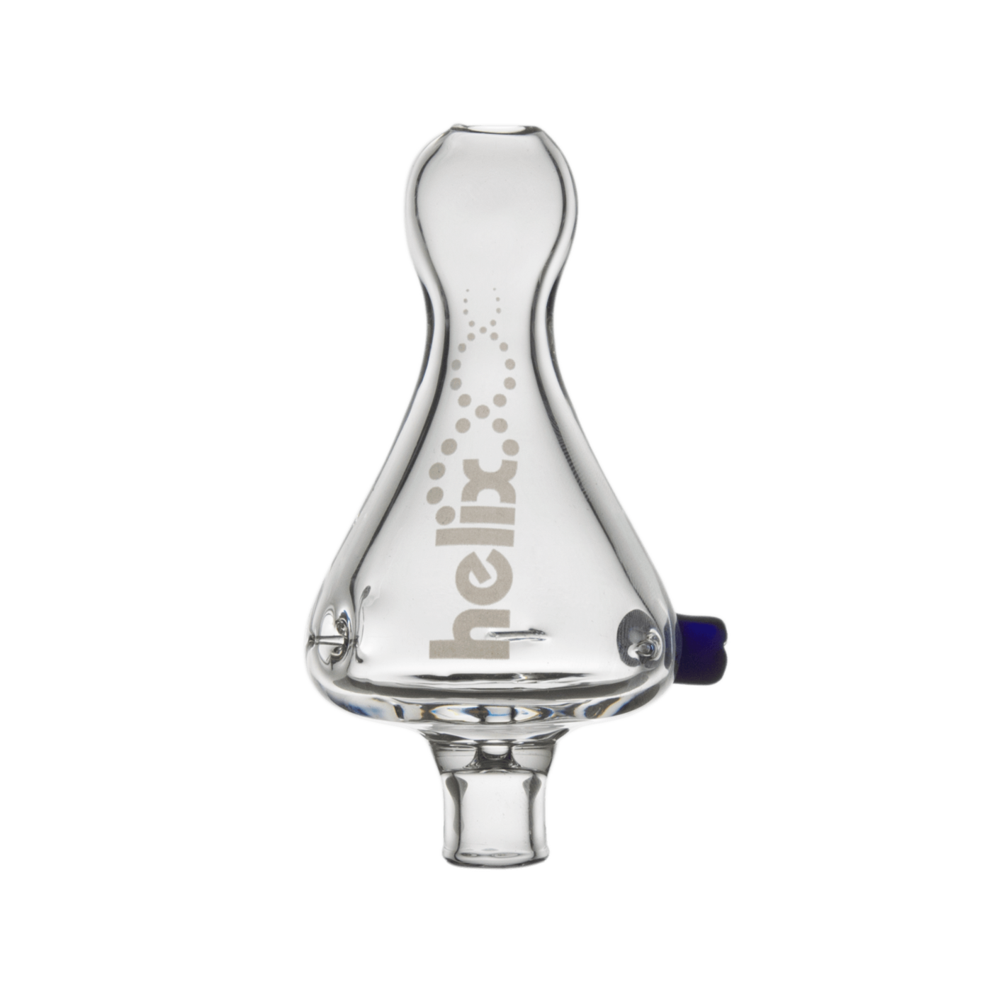 Helix Chillum Taster Pipe with Carb and Roll Stop - 3 Inches