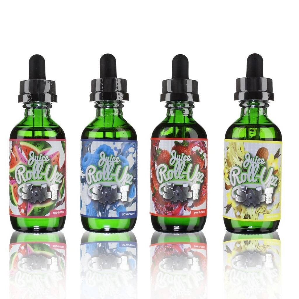 Juice Roll-Ups Salt E-Liquids -(60ML), Flavor: Watermelon Punch, Strength: 25MG