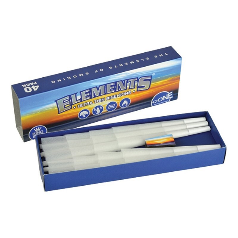 Elements King Size Cones (40 Pack)