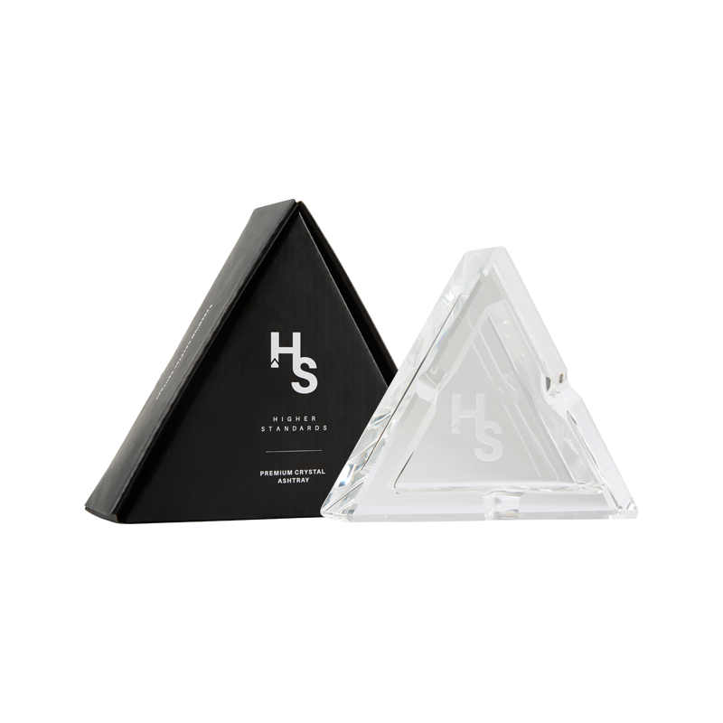 Higher Standards Crystal Ashtray