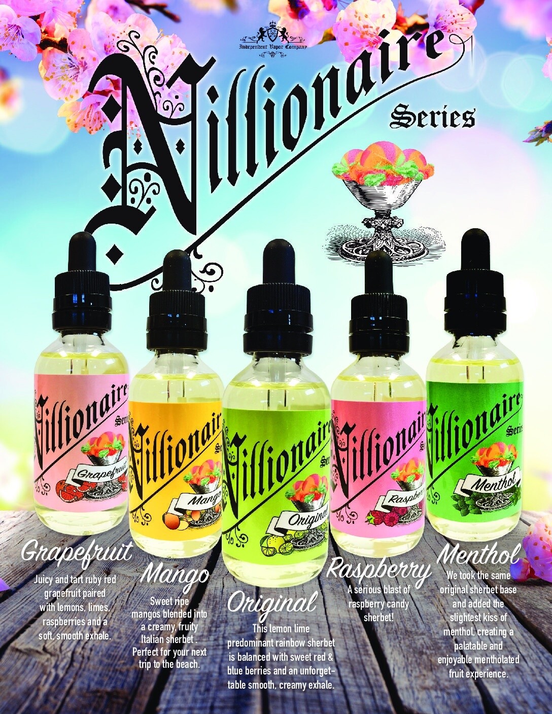 Nillionaire Series E-Liquids -(60ML)