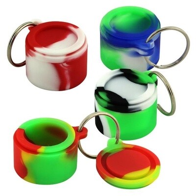 Key Chain Silicone Jar