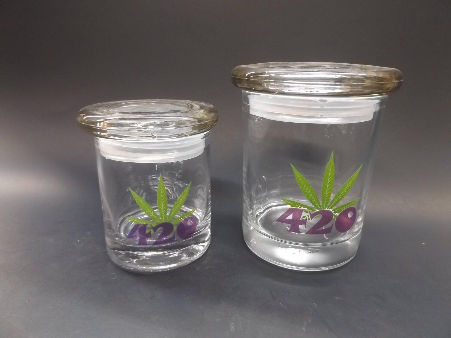 Glass 420 Air Tight Jars