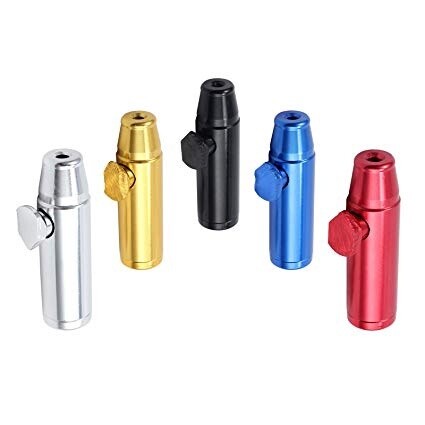 Metal Bullet Portable Snuff Dispenser