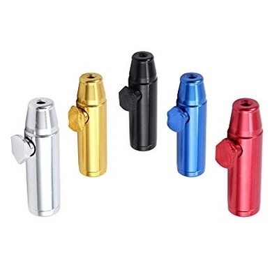 Metal Bullet Portable Snuff Dispenser