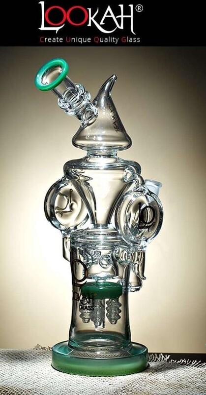 Magic Raindrop 5 Arm Water Pipe + Sprinkler &amp; Double Recycler Percs