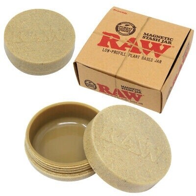 Raw Magnetic Stash Jar (Low-Profile Plant Based Jar)