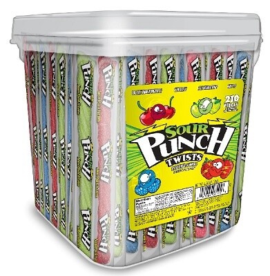 SOUR PUNCH TWISTS $.25