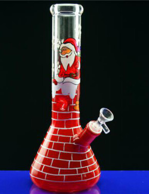 Santa Clause Beaker Bottom Water Pipe