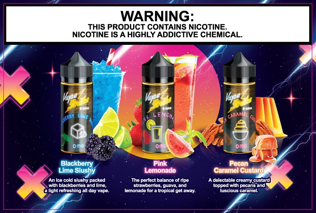 Vape Strike E-Liquid -(100ML)