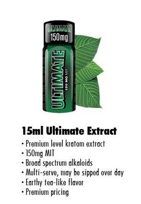 ULTIMATE KRATOM (Extract Shot) (Green-150MIT)