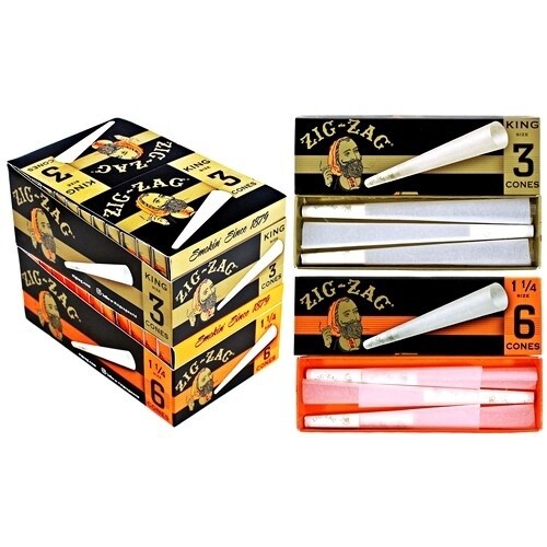 Zig Zag Paper Cones