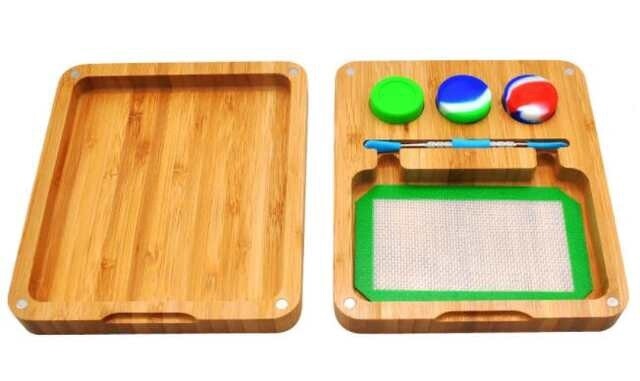 Wood Box + Dab Tool
