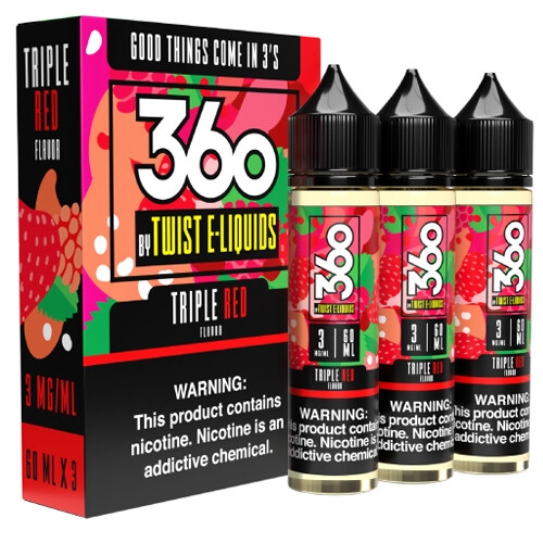 360 Twist E-Liquids -(180ML)
