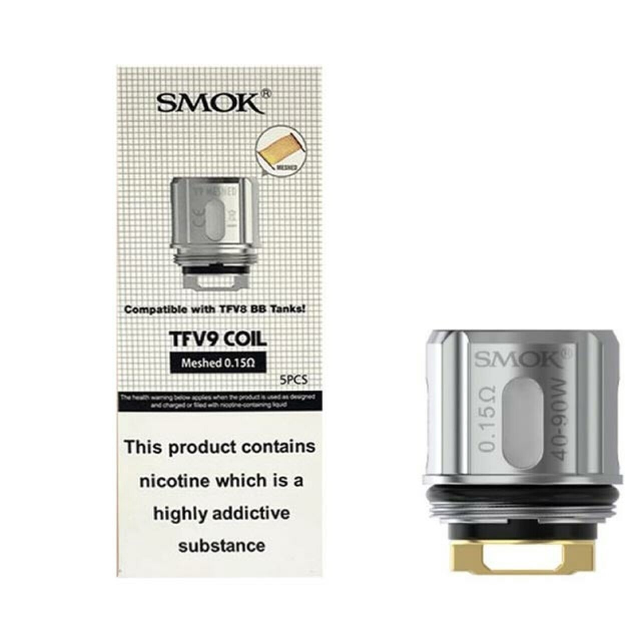 Smok TFV9 Meshed Coil (0.15 Ω)