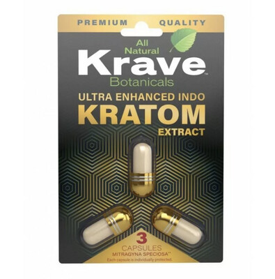 Krave UEI Kratom Extract Capsules