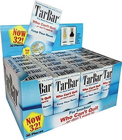 Tar Bar Disposable Filters (32 Pack)