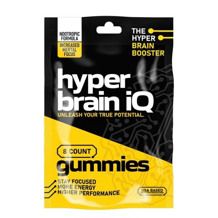 Hyper Brain IQ Supplements, Type: Capsules, Quantity: 8 Count