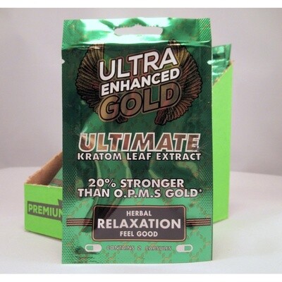 Ultra Enhanced Gold Kratom Capsules (2 Count)