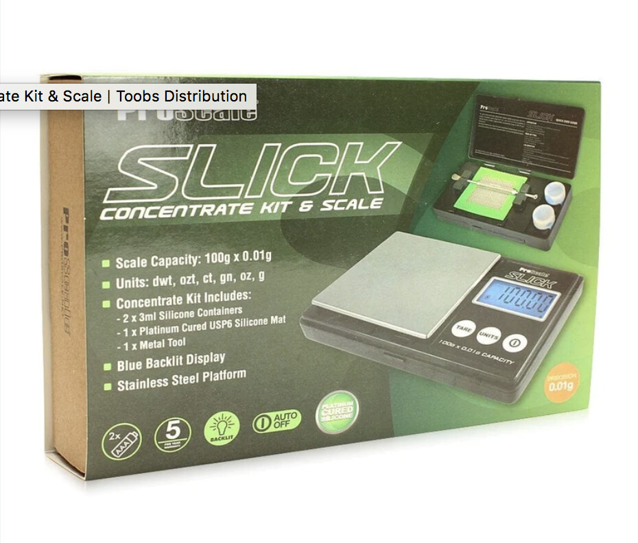 Slick Concentrate Kit &amp; Scale