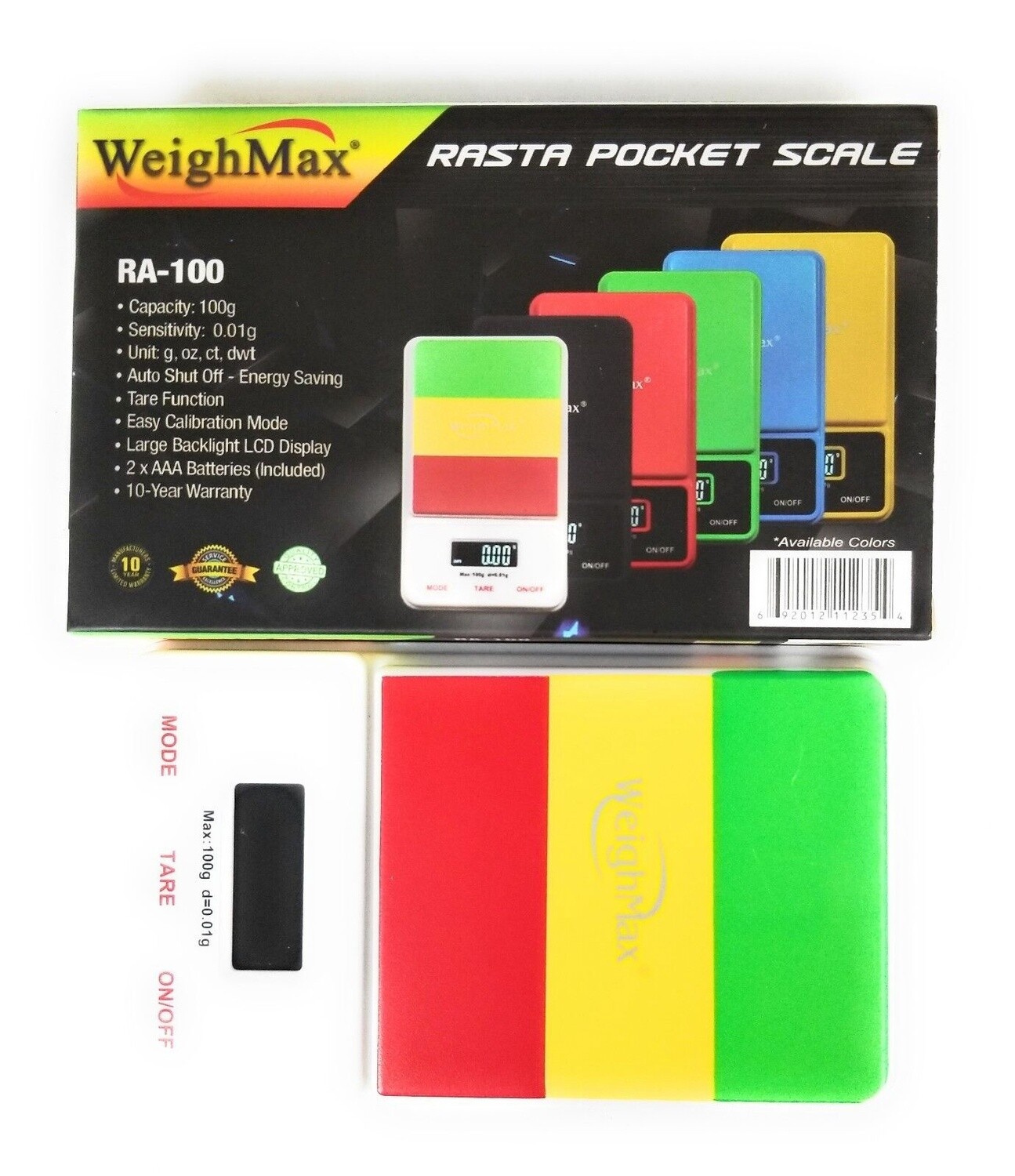 WeighMax Rasta Pocket Scale (RA-100) (100g-0.01g)