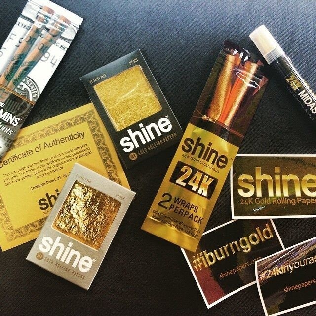 Shine 24K Papers/Cones/Woven Blunts