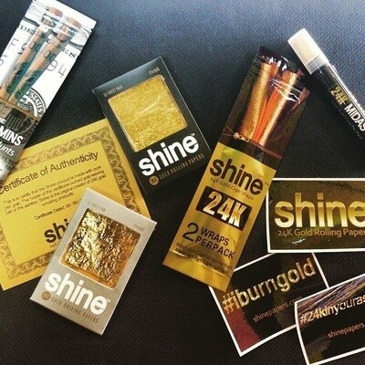 Shine 24K Papers/Cones/Woven Blunts