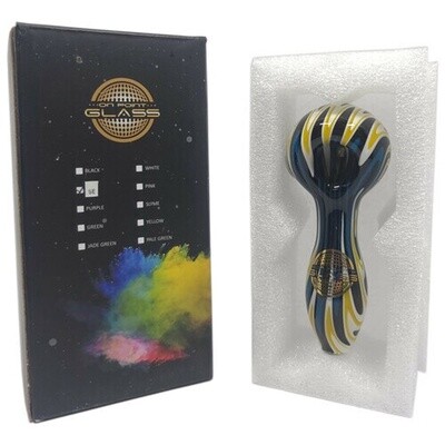 On Point Glass Wig Wag Spoon Hand Pipe