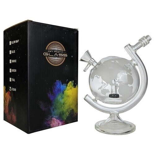 World Globe Water Pipe (8&quot;)