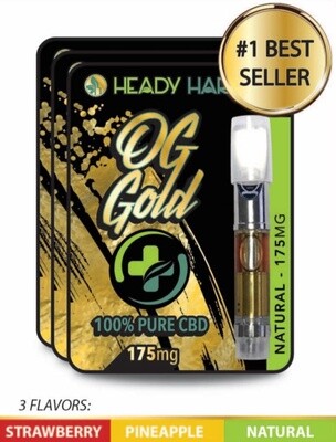 Heady Harvest OG Gold CBD Cartridges