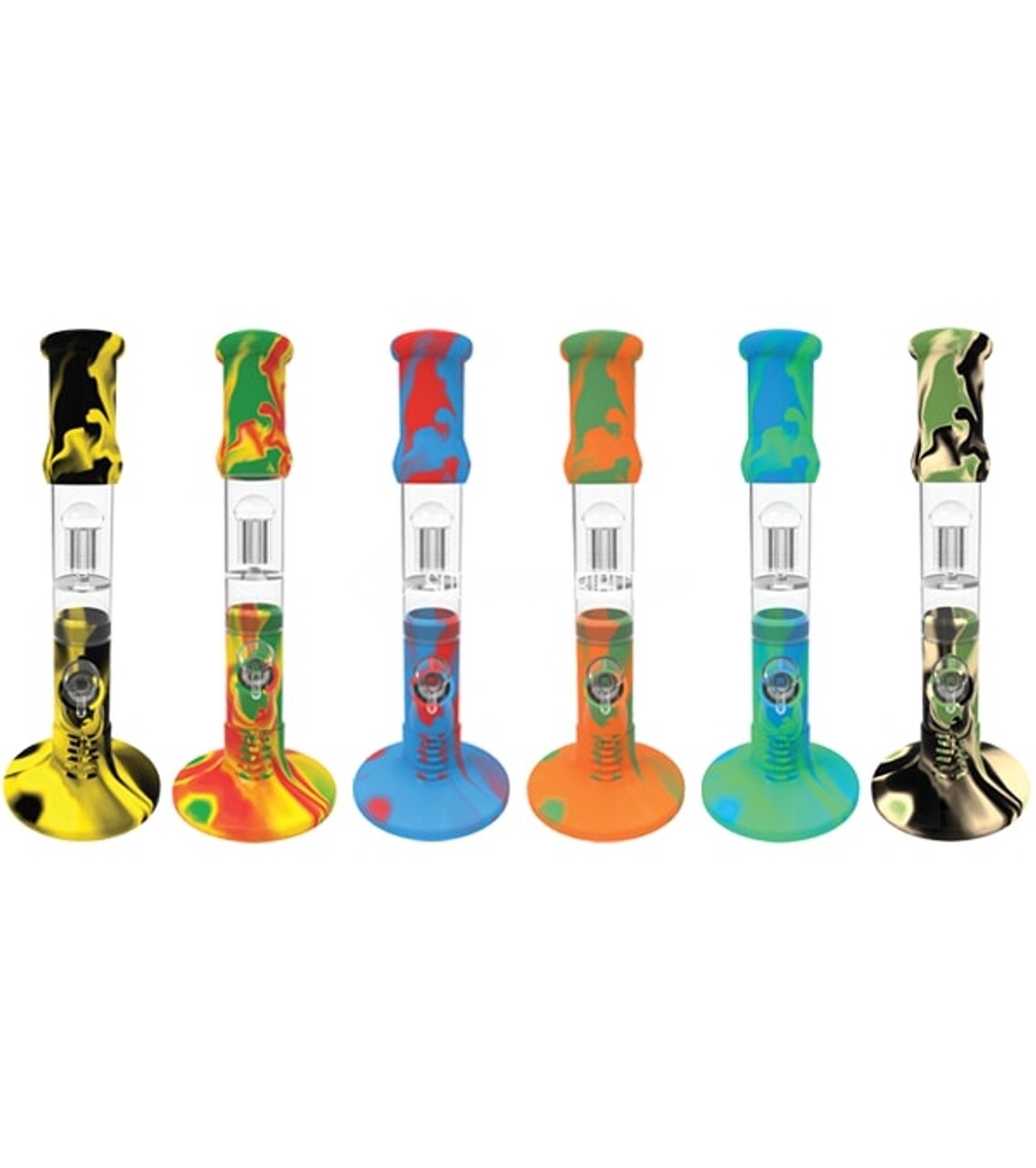 Neu Silicone Water Pipes (Assorted Colors)